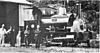 Cape Government Railways 0-4-0ST harbour construction locomotive "Aid" shortly after erection at Port Alfred circa 1878