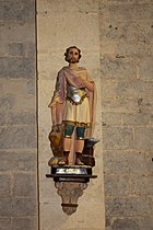 Statue de saint Adrien.