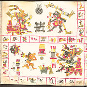 (1a) Xochiquetzal (1b) Yayauhqui-Tezcatlipoca (2) Quetzalcóatl