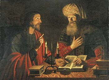 Jesus and Nicodemus, Crijn Hendricksz, 1616–1645.