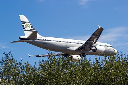 A320 con librea retro de Aer Lingus