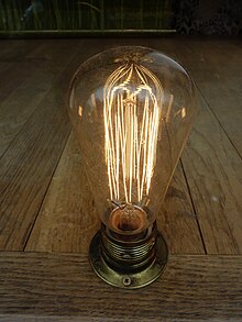 The Phoebus cartel was one of the first notable examples of planned obsolescence to increase revenue Electric lightbulb, Paris.jpg