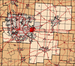 Loko en Fairfield, Franklin, kaj Licking Counties