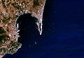 Satellittbilde av Gibraltarbukta (NASA).