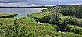 Hemmelsdorfer See vom Aussichtsturm Hermann-Löns-Blick