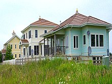 Homes in Maharishi Vedic City, Iowa built using the principles of Maharishi Sthapatya Veda Homes in MVC, Iowa.JPG