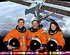 Expedice 2: Jurij Usačov, Susan Helmsová a James Voss