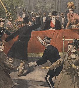 President Émile Loubet, attacked at Auteuil