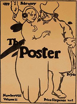 James Pryde, cover for The Poster, February 1899.jpg