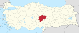 Kaart van Kayseri