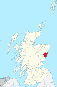 Kincardineshire – Localizzazione