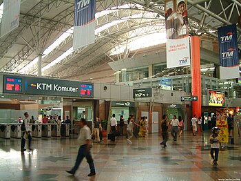 Kuala Lumpur Sentral is the largest train stat...