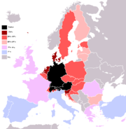 Knowledge of German in the European Union and some other European countries.