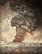 Éruption du volcan Krakatoa