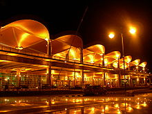 Kuching International Airport at night Kuching International Airport at Night.jpg
