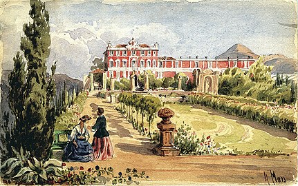 La Villa Arson à Nice, aquarelle, Musée Masséna, Nice