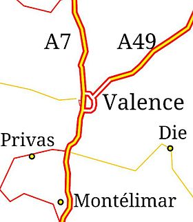 Image illustrative de l’article Périphérique de Valence (Drôme)