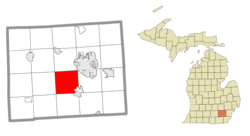 Location within Washtenaw County