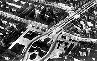 Lugfoto van die Wittenbergplatz, 1920