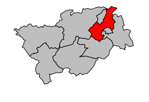 Kanton na mapě arrondissementu Bressuire