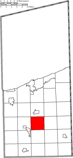 Location of Lenox Township in Ashtabula County