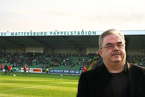 Unter der Ära von Obmann Martin Pucher wurde das Pappelstadion zu einem modernen Fußballstadion ausgebaut