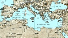 One of the world regions with a long tradition of honor-based violence is the Mediterranean Mediterranean Relief, 1028 x 1024.jpg