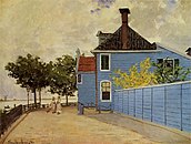 Claude Monet, Blauwe huis in Zaandam