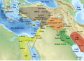 Near East in 1225-1216 BC.