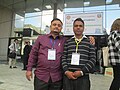 Muzammil with Padam Raj Pant of IT Department, School of Education, Kathmandu University