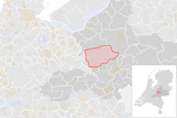 Locatie van de gemeente Ede (gemeentegrenzen CBS 2016)