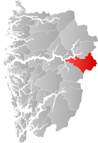 Localisation de Lærdal