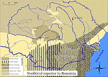 Map showing the extent of the Cultura Gumelnița de pe Valea Mostiștei