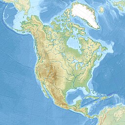 Location of Lake Michigan in North America.