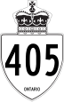 Highway 405 marker