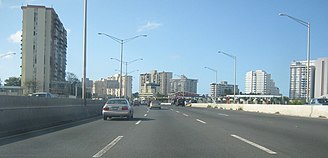 Puerto Rico Highway 26 in Isla Verde