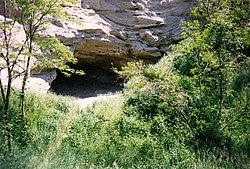 A Pappenheim-barlang bejárata
