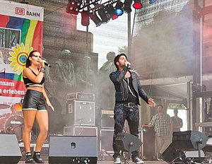 A live musical performance at Cologne Pride, 2013 Pro2Type - CSD Strassenfest Koln 2013-1759.jpg