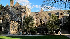 Pyne Hall, where the first female students lived on campus. Pyne Hall, Princeton University.jpg