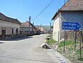 Drumul spre satul Șilea Nirajului și vârful Becheci
