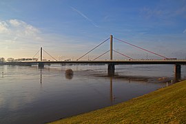 Ponts sur le Rhin à Leverkusen