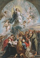 Himmelfahrtsmadonna von Peter Paul Rubens, 1637, Stadtpalais Liechtenstein in Wien