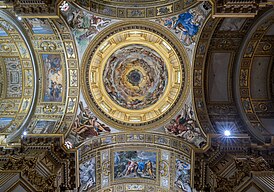 Церковь Сант-Андреа-делла-Валле в Риме с фресками Джованни Ланфранко