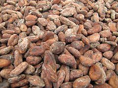 Sao Tome Monteforte Cocoa Beans Drying 2 (16062855549).jpg