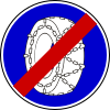 End of snow chains mandatory