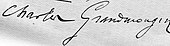 signature de Charles Grandmougin