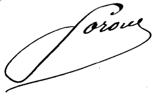 signature de Marie-François Goron