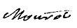 Signature de Jean-François-Régis de Mourot