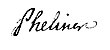 Signature de Louis-Jacques Phélines de Villiersfaux