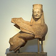 Sphinx funéraire, vers -560.